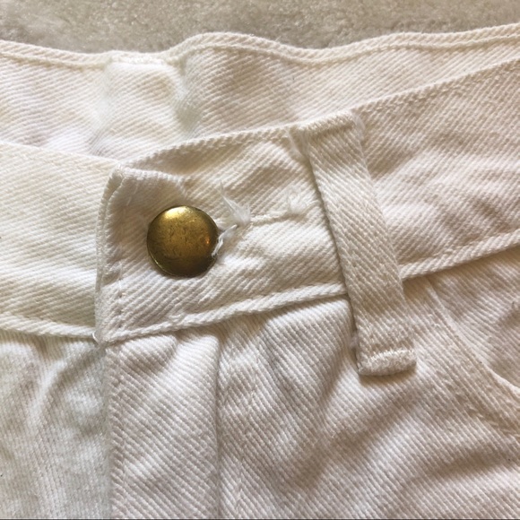GBJ Jeans White Denim Jean Short Size Small/24 - Picture 9 of 9